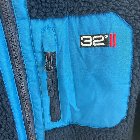 32 DEGREES || Boys youth blue fleece jacket - Size M (10/12) - Picture 2 of 5